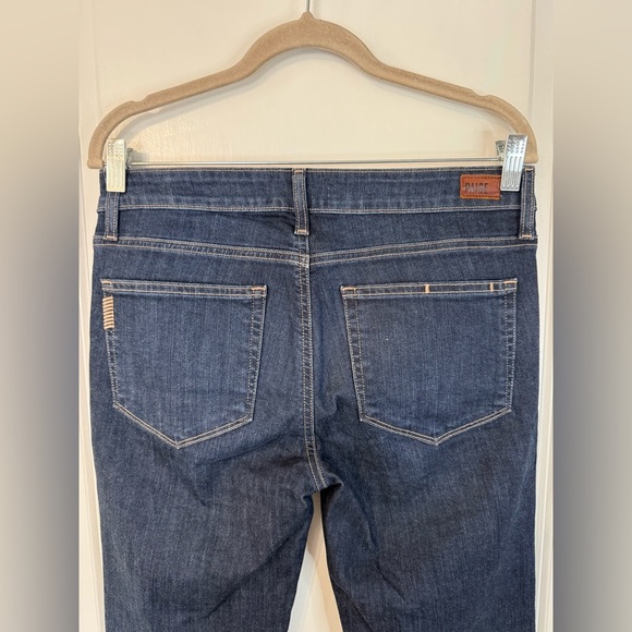 Paige Women’s Dark Denim Skyline Mid-Rise Bootcut Flare Jeans - Size 29 - Picture 5 of 9